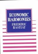 Front cover of Harmonies économiques by Frédéric Bastiat