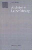 Cover of Archaische Leiberfahrung by Guido Rappe