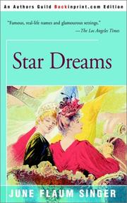 Cover of Star dreams by June Flaum Singer