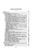 Front cover of Compilation of federal ethics laws by United States