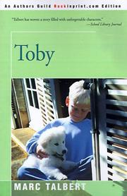 Cover of Toby by Marc Talbert