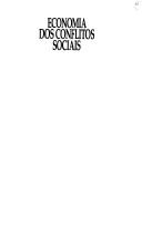 Front cover of Economia dos conflitos sociais by João Bernardo