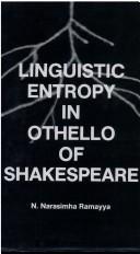 Front cover of Linguistic entropy in Othello of Shakespeare by Kiran
