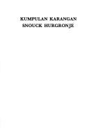 Front cover of Verspreide geschriften van C. Snouck Hurgronje by C. Snouck Hurgronje