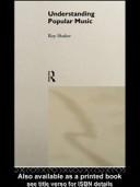 Cover of Understanding Popular Music by Roy Shuker