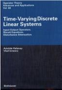 Cover of Time-varying discrete linear systems by Aristide Halanay