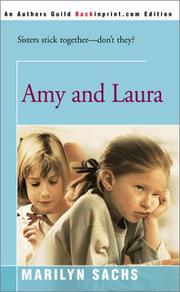 Front cover of Amy and Laura by Marilyn Sachs
