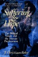 Front cover of Suffering and hope by Johan Christiaan Beker