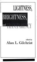 Cover of Lightness, Brightness and Transparency by Alan L. Gilchrist