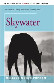 Front cover of Skywater by Melinda Worth Popham