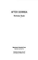 Cover of After Derrida by Royle, Nicholas