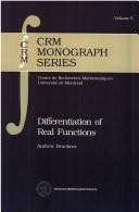 Front cover of Differentiation of real functions by Andrew M. Bruckner
