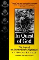 Cover of In quest of God by Ramdas Swami