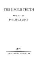 Cover of The simple truth by Philip Levine
