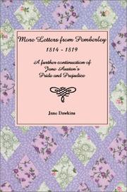 Front cover of More Letters From Pemberley: 1814-1819 by Jane Dawkins