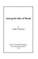 Front cover of Among the Isles of Shoals by Celia Thaxter