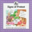 Front cover of Signs of protest by Patricia Lakin