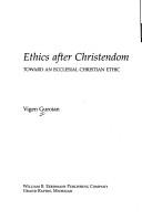 Cover of Ethics After Christendom by Vigen Guroian