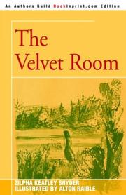 Front cover of The Velvet Room by Zilpha Keatley Snyder
