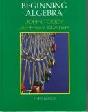 Cover of Beginning Algebra by John Tobey