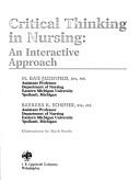 Front cover of Critical thinking in nursing by M. Gaie Rubenfeld