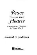 Front cover of Peace was in their hearts by Anderson, Richard C.