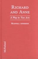 Cover of Richard and Anne by Maxwell Anderson