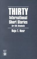 Cover of Thirty international short stories by Raja Tewfik Nasr