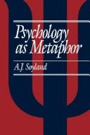 Front cover of Psychology as metaphor by A. J. Soyland