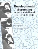 Front cover of Developmental screening in early childhood by Samuel J. Meisels