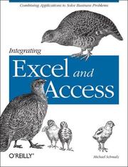 Cover of Integrating Excel and Access by Michael Schmalz