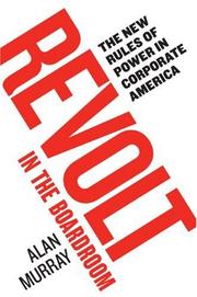 Cover of Revolt in the Boardroom by Alan Murray