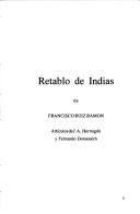 Front cover of Retablo de Indias by Francisco Ruiz Ramón