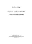 Cover of Vergessen, Entdecken, Erhellen by Unknown