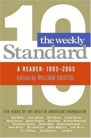 Cover of The Weekly Standard: A Reader by William Kristol