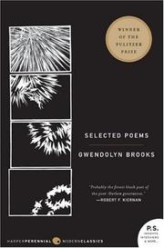 Cover of Selected Poems (P.S.) by Gwendolyn Brooks