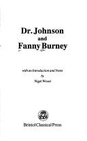 Front cover of Dr. Johnson & Fanny Burney by Fanny Burney