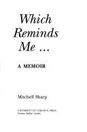 Cover of Which reminds me-- by Mitchell Sharp