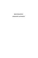 Front cover of Reconciliation in religion and society by Hurley, Michael