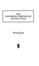 Front cover of The halfbreed chronicles and other poems by Wendy Rose