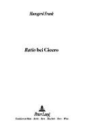 Cover of Ratio bei Cicero by Hansgerd Frank