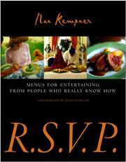 Cover of R.S.V.P by Nan Kempner