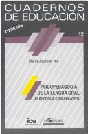 Front cover of Psicopedagogía de la lengua oral by María José del Rio