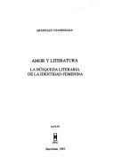 Front cover of Amor y literatura by Aránzazu Usandizaga