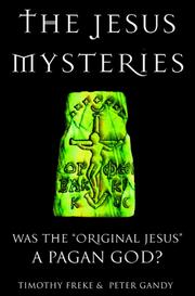 Front cover of The Jesus Mysteries by Timothy Freke
