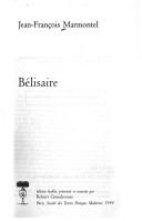 Cover of Bélisaire by Jean François Marmontel
