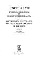 Front cover of Speculum divinorum et quorundam naturalium by Henri Baten