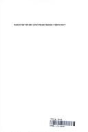 Cover of Rechtssystem und praktische Vernunft by International Association for Philosophy of Law and Social Philosophy. World Congress