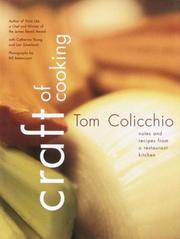 Front cover of Craft of cooking by Tom Colicchio