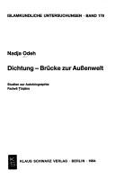 Cover of Dichtung-- Brücke zur Aussenwelt by Nadja Odeh